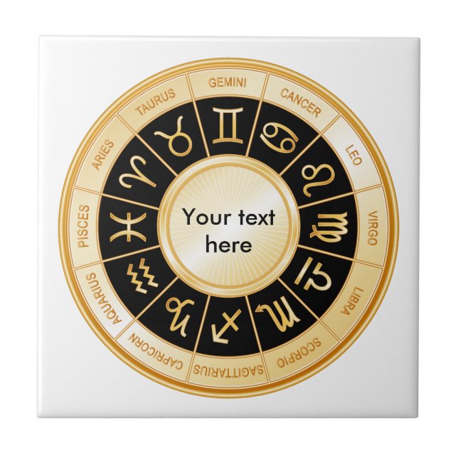 Carreau Horoscope Mandala (Devant)