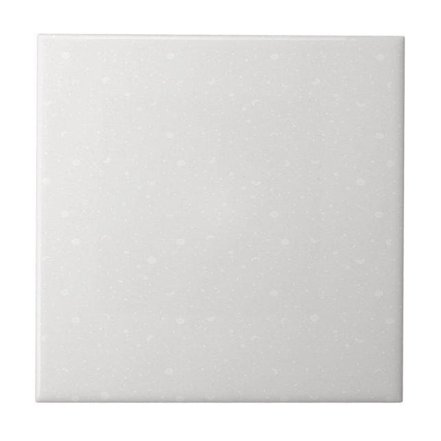 Carreau Hors blanc avec lunes blanches (Devant)