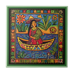 Carreau Huichol Loteria Carrelage céramique : La Chalupa C