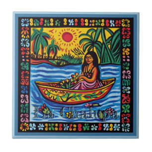 Carreau Huichol Loteria Carrelage céramique : La Chalupa C