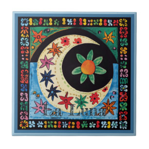Carreau Huichol Loteria Carrelage céramique : La Luna Carr