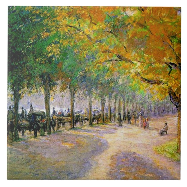 Carreau Hyde Park, paysage urbain de Londres, (Devant)