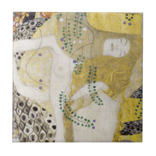 Carreau Hydra (alias Les Serpents d'eau I) de Gustav Klimt