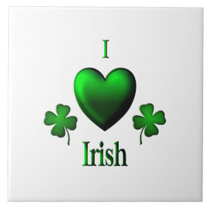 Carreau I Heart Irish