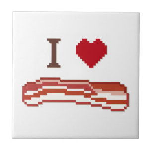 Carreau I Love Bacon