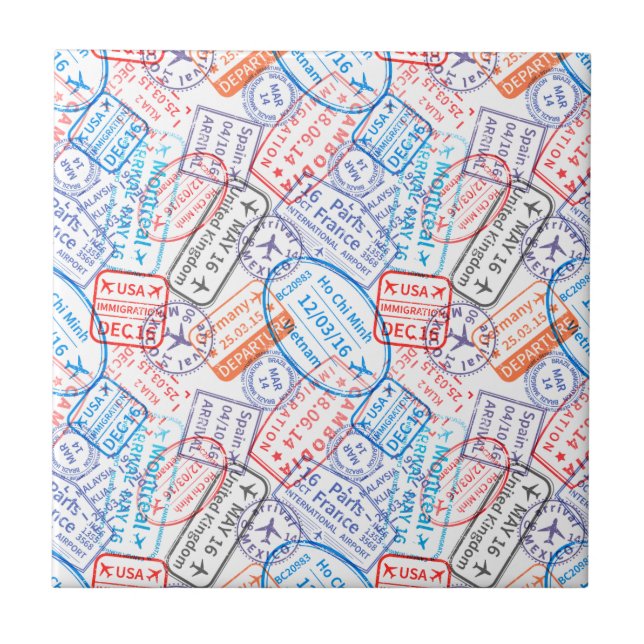 Carreau Icône Voyage (Devant)