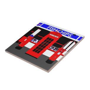 Carreau Icônes anglaises typiquement Angleterre