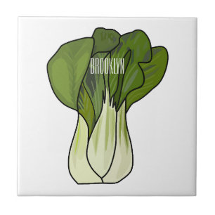 Carreau Illustration de Bok choy