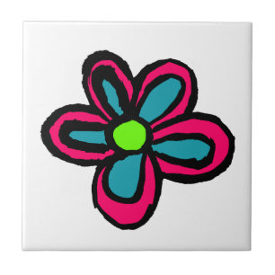 Carreau Illustration de fleurs