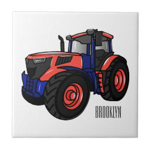 Carreau Illustration du tracteur