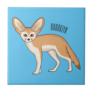 Carreau Illustration Fennec fox