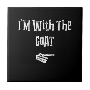 Carreau I'm With Goat Halloween Costume Funny