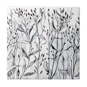 Carreau Image graphique de plantes