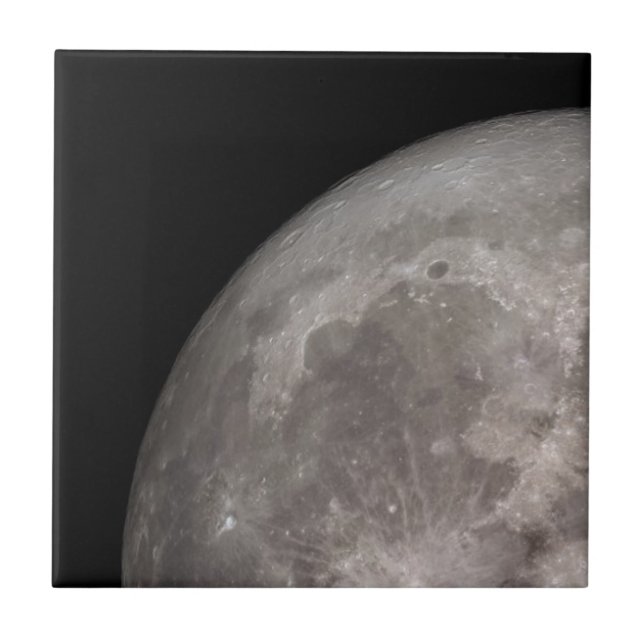 Carreau Image pleine lune mosaïque de mosaïque de la NASA  (Devant)