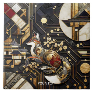 Carreau Imaginaire Abstrait Fox Art