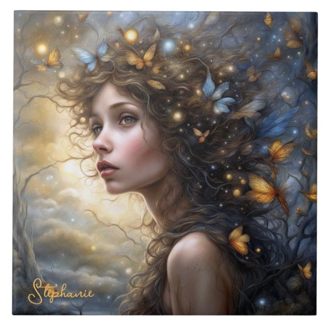 Carreau Imaginaire Beau Papillon Fée (Devant)