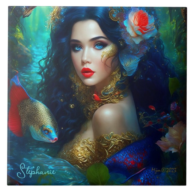 Carreau Imaginaire Belle Sirène Princesse (Devant)