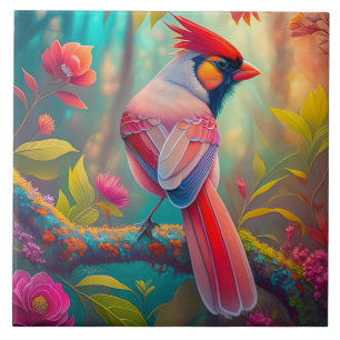 Carreau Imaginaire Birds Homme Cardinal