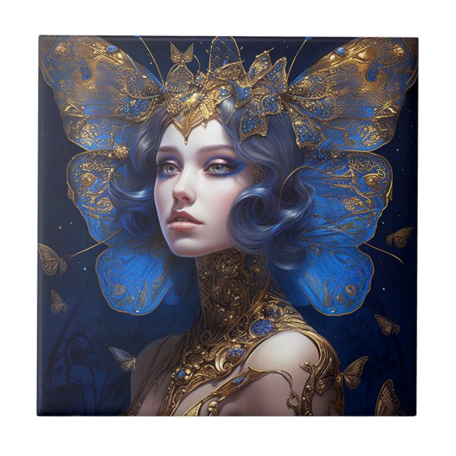 Carreau Imaginaire Blue Gold Fairy (Devant)