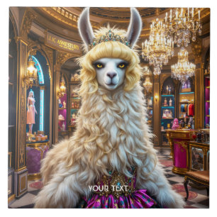 Carreau Imaginaire Cute Drama Llama Queen