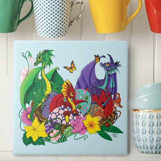 Carreau Imaginaire de nid de bébé dragon (Créateur téléchargé)