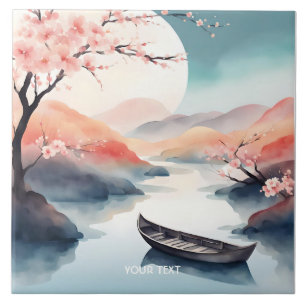 Carreau Imaginaire mignon Sun Sakura Bateau