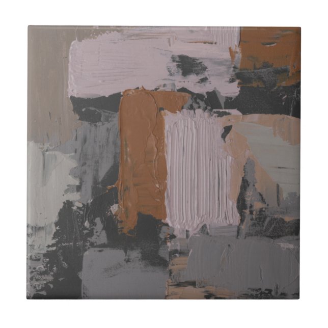 Carreau Impasto Abstrait I (Devant)