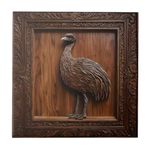 Carreau Impression 3d Wood Australian Emu