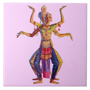 Carreau Impression de danseuses balinaises