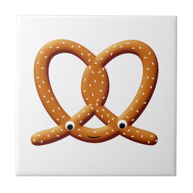 Carreau Imprimantes de dessin Cute Pretzel (Devant)