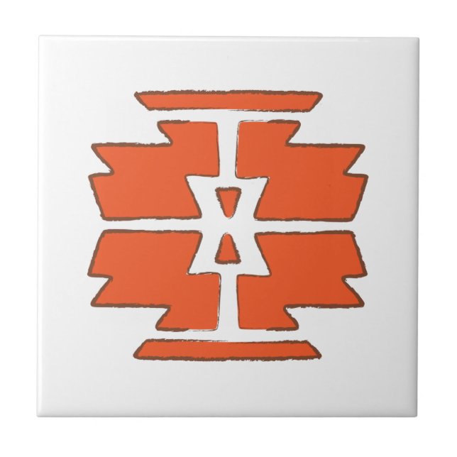 Carreau Imprimer - Design du sud-ouest de l'Inde (Devant)