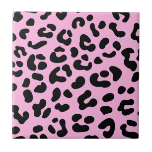 Carreau Imprimer Pastel Pink Cheetah
