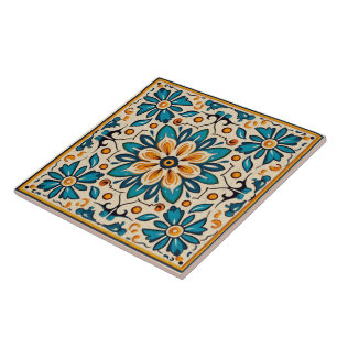 Carreau Inde traditionnelle Art traditionnel ornemental 8