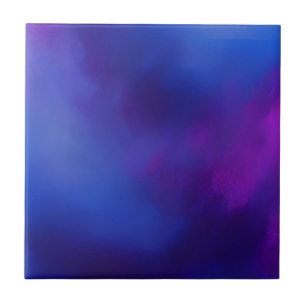 Carreau Indigo marine violet art abstrait céramique carrea