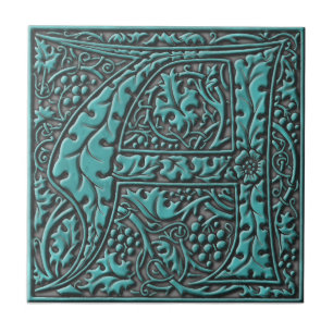 Carreau Initiale A de monogramme