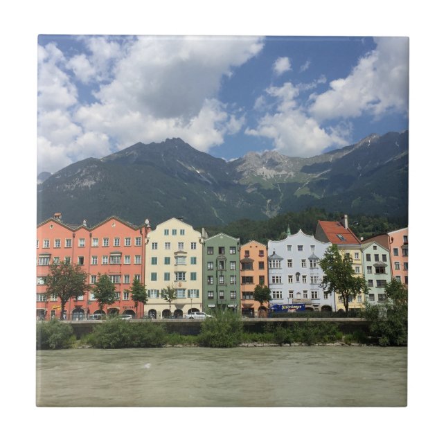 Carreau Innsbruck La ville autrichienne au Tyrol (Devant)