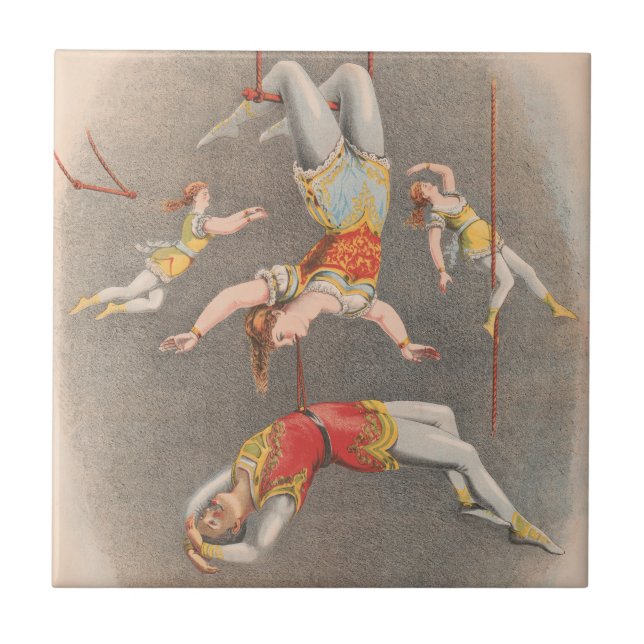 Carreau Interprètes De Trapeze Hommes Et Femmes (Devant)