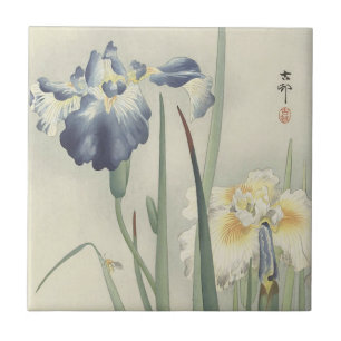 Carreau Iris par Ohara Koson