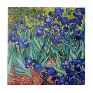 Carreau Irises par Vincent van Gogh