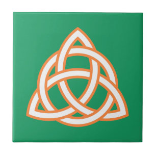 Carreau Irlandais Trinity Knot Triquetra Celtic Patricks D