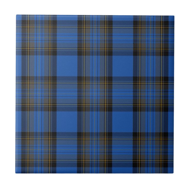 Carreau Isle of Skye Clan Chasse Tartan Plaid (Devant)