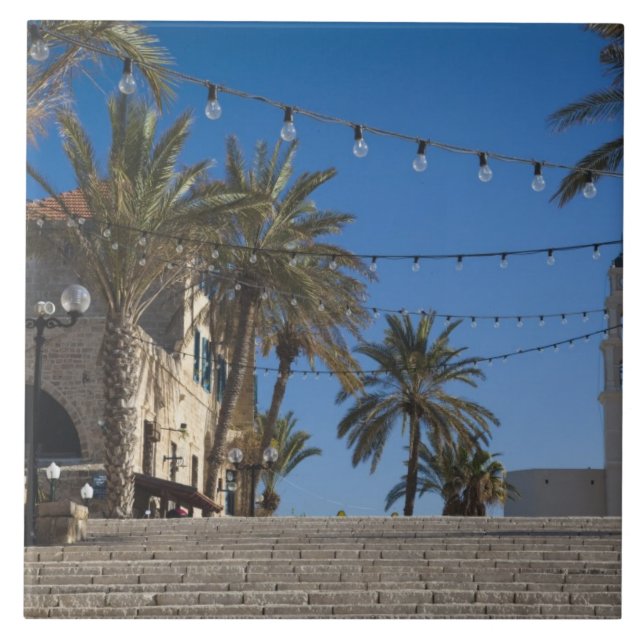 Carreau Israël, Tel Aviv, Jaffa, escaliers, Vieux Jaffa (Devant)