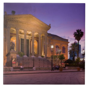 Carreau Italie, Sicile, Palerme, Opéra Teatro Massimo