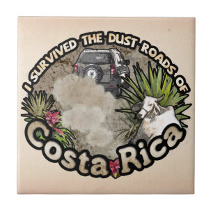 Carreau J'ai survécu aux routes poussières du Costa Rica
