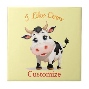 Carreau J'Aime Cows Art Thunder_Cove