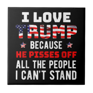 Carreau J'Aime Trump Parce Qu'Il Empêche Les Gens Que Je P