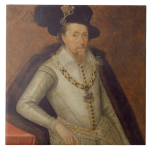 Carreau James I de l'Angleterre, et VI de l'Ecosse