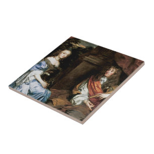 Carreau James II et Anne Hyde par monsieur Peter Lely