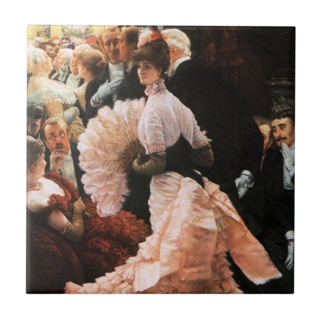 Carreau James Tissot Madame politique Tile (Devant)