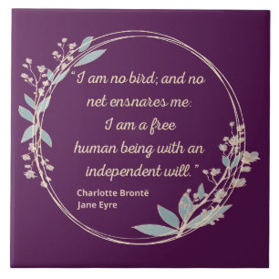 Carreau Jane Eyre Citation II - Style mignon